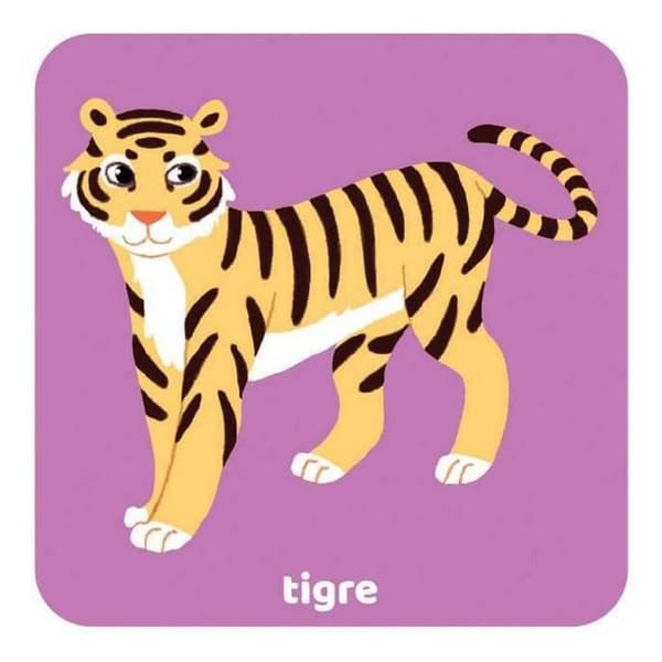 Observationsspel Memory Djur - RAVENSBURGER - Rosa - Blandade material - Från 2 år