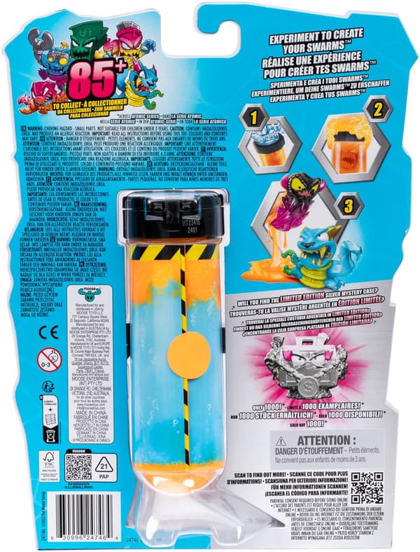 Pack med 5 mini figurer - MRBEAST LAB - SWARMS ATOMIC - Från 5 år