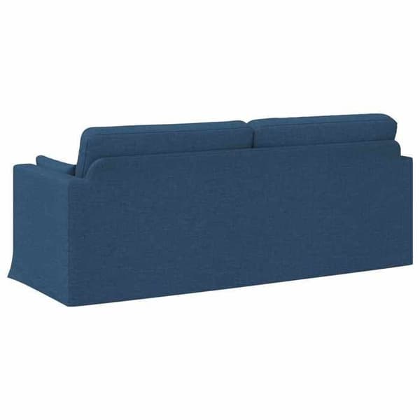 Soffa - VIDAXL - 180 cm - Blå - Metallram - Ergonomisk och modulär