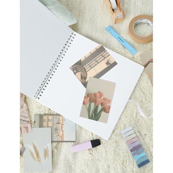 ALBUM KRAFT 30X30 CM VIT - 40 BLAD