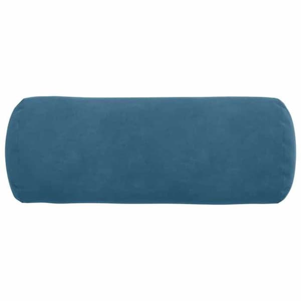 vidaXL Accentkuddar 2 st Blå Ø 15 x 40 cm 42014284