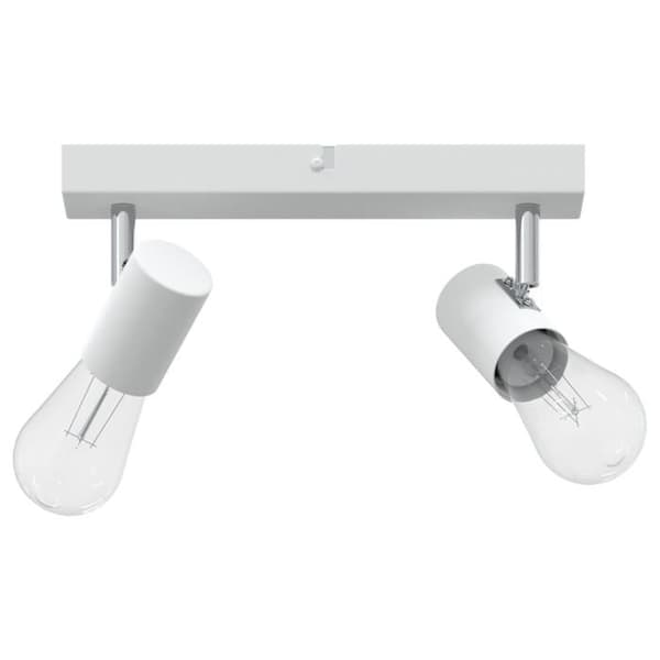 Takprojektor - E27 - Vit - Metall - Dimbar - Konstför design