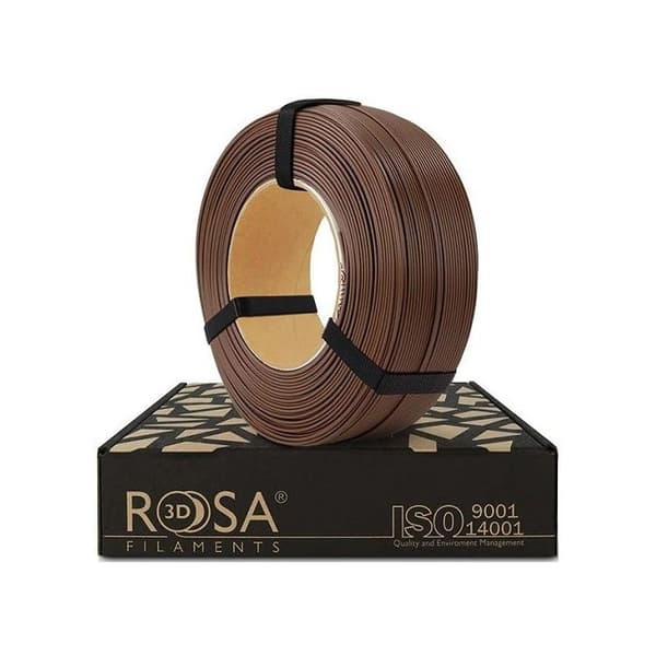 Rosa3D Filament PLA Mörk Choklad 1,75 mm 1 kg Påfyllning