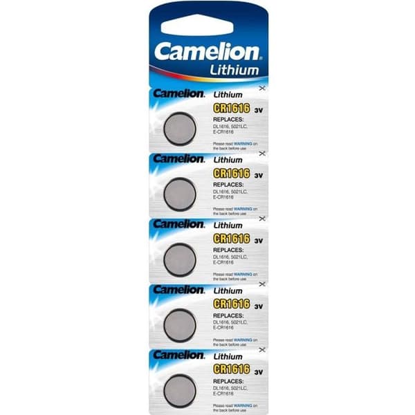 5 batterier (5 batterier) Camelion 3 v litiumknapp...