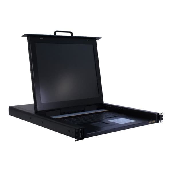 Konsol KVM - Inter-Tech - KVM-1708 - 8 portar - PS/2, USB - 17" - Rack-montabel