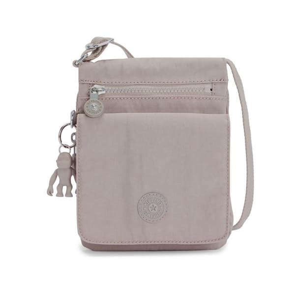 Kipling Axelväska Grå för Kvinna och Man - Basic New Eldorado Crossbody Bag S Grå 119952
