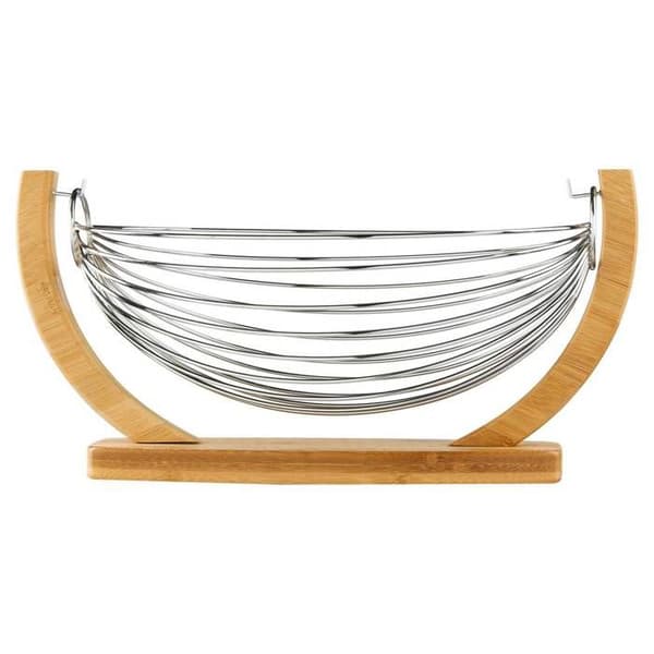 Metallgunga korg 36x21cm bambu - 5 five simply smart