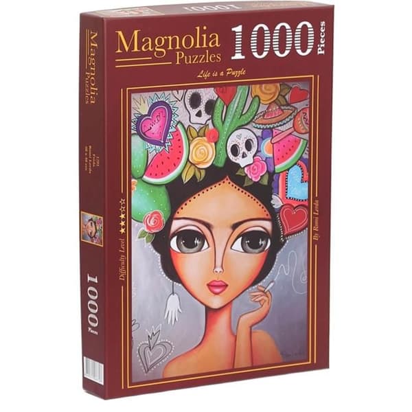 Pussel 1000 bitar: Frida - Romi Lerda - Specialutgåva