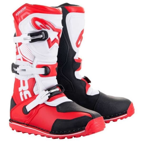 Alpinestars Tech-T Motorcykelskor (Röd-Vit, 8 (42))