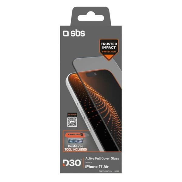 Skyddsglas med applicator för iPhone 17 Air med D3O-teknologi