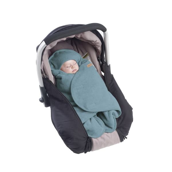 Mångsidig babyfilt BABYNOMADE Blå Baltique