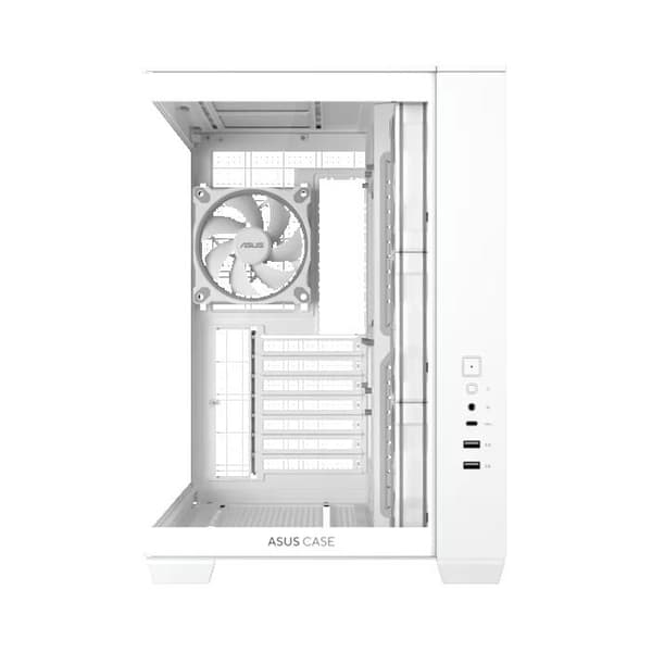 ATX PC-chassi ASUS A32 PLUS Vit - 4 ARGB-fläktar, GPU 420 mm, kylare 360 mm