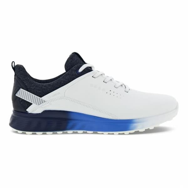 ECCO M GOLF S-THREE Herrgolfsko vit/svart - Storlek 40