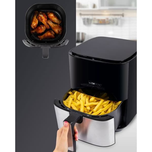 Luftfritös - Clatronic - FR3782H - 5L - Rostfritt stål - 8 automatiska program