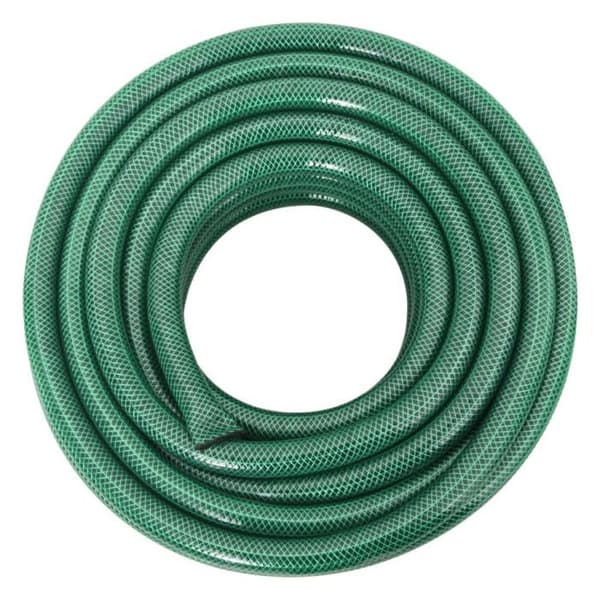 Vattenslang med gröna kopplingar 0,75 30 m PVC
