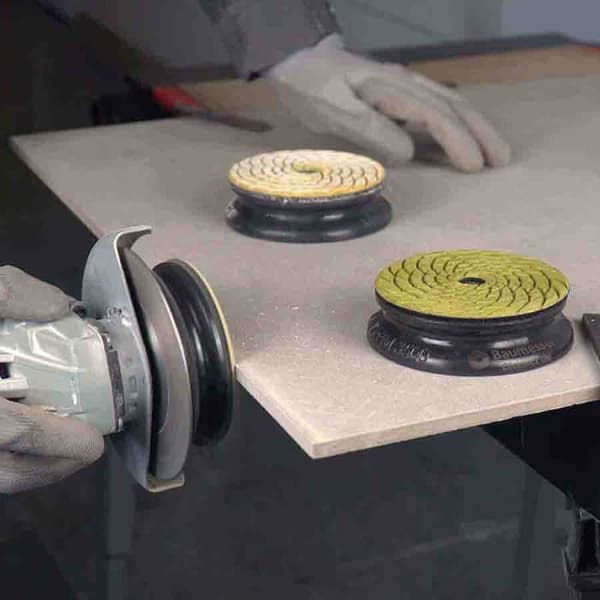 Poleringsbas Click-Lock UNI - DISTAR - Vinkelslip - Diameter 100 mm - Plast - Ergonomisk