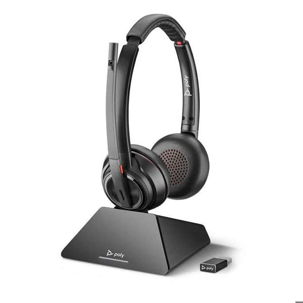 Hörlurar - Plantronics - Savi 8220-M UC - USB-A - DECT - Svart - Stereo