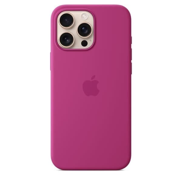 APPLE iPhone 16 Pro Max - Silikonfodral med MagSafe - Fuchsia