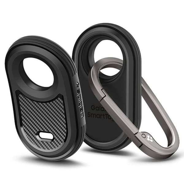 Spigen Rugged Armor – Skal för Samsung Galaxy SmartTag 2 (Svart)