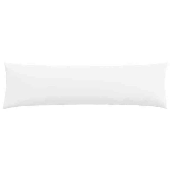 Coussin Vidaxl Soffkuddar 2 st Vit 145 x 40 cm tyg