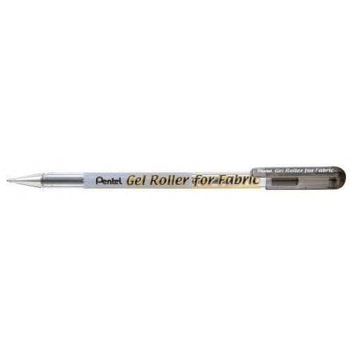 Pentel BN15-A tygpenna, svart bläck, 12-pack