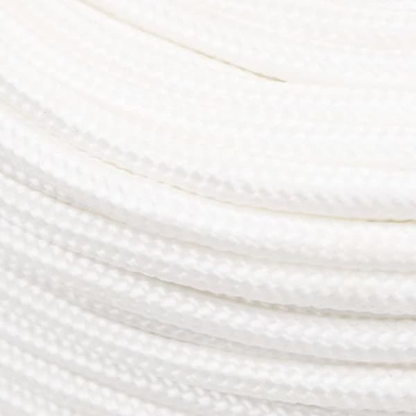 152563 vidaXL Båtrep Komplett Vit 10 mm 500 m Polypropen
