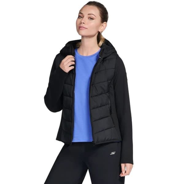 Kläder Dam - Svart - Skechers GO Shield Performance Elite Hooded Jacket