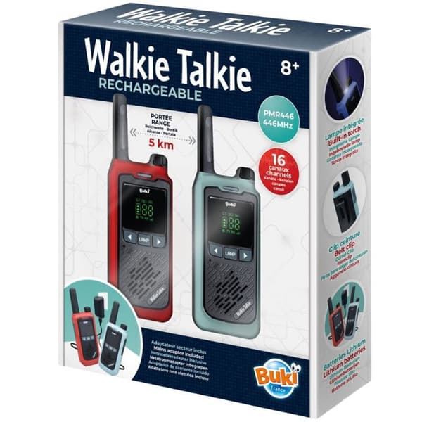Talkie Walkie uppladdningsbar - Räckvidd 5 km