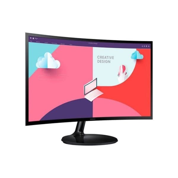 Kurvad PC-skärm – Samsung – 27” – Full HD – Svart