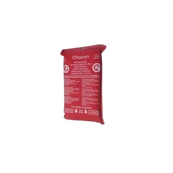 CHACON brandfilt - Glasfiber - 120 cm - Röd