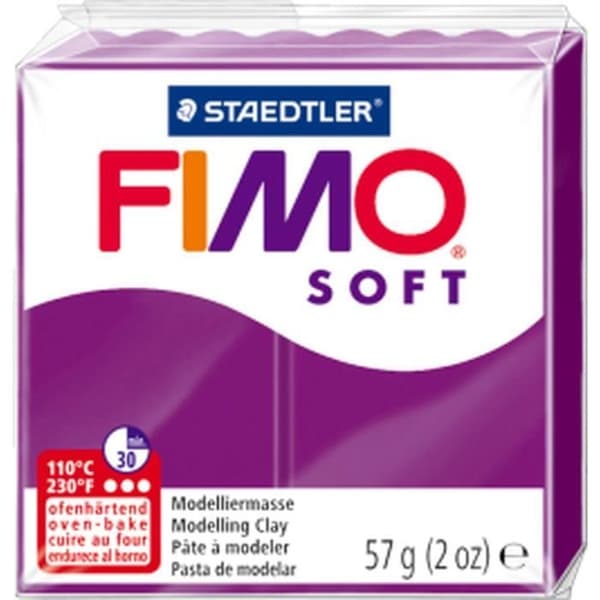 Pasta Polymer - FIMO - Soft - Lila - 56g
