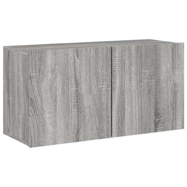 vidaXL vägg-tv Sonoma Grey 80x30x41 cm 836962