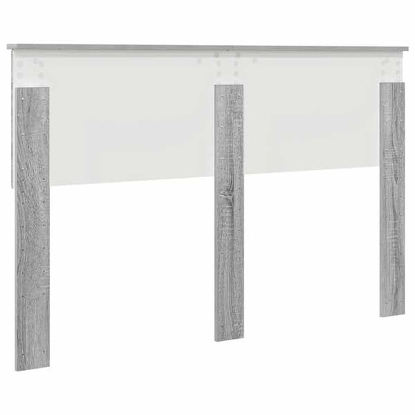 Sänggavel - VIDAXL - Grå Sonoma - 140 cm - Ingenjörsträ - Lättskött