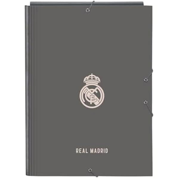 Klassisk mapp - SAFTA - Real Madrid 3:e laget 24/25 - Blå - Med ringar - Barn