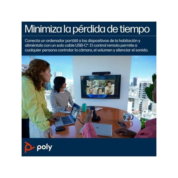 Personlig videobar - Poly - R30 - Zoom-certifierad - Microsoft Teams-certifierad - Sand