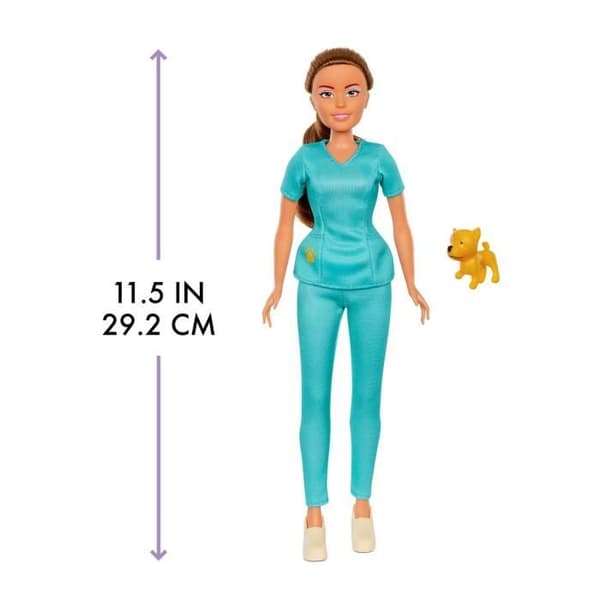 Dröm Ella I AM Modedocka - Veterinär - 29cm Modedocka