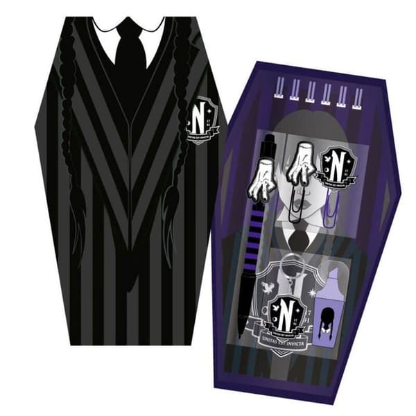 Coffret av papper - Cerda - Onsdag - Svart/Grå - Interiör - Elegant design