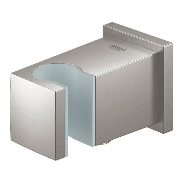 Väggmonterad böj - GROHE - Euphoria Cube - Supersteel - Rostfritt stål - Vit