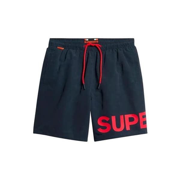 Superdry Herrgrafik 17 Badkläder Blå Polyester