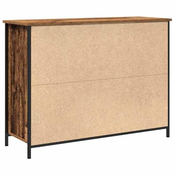 vidaXL Buffé i gammalt trä 100 x 35 x 75 cm 869091