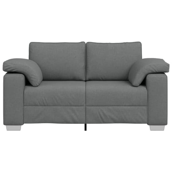 Grå Soffbänk 120 cm i Tyg