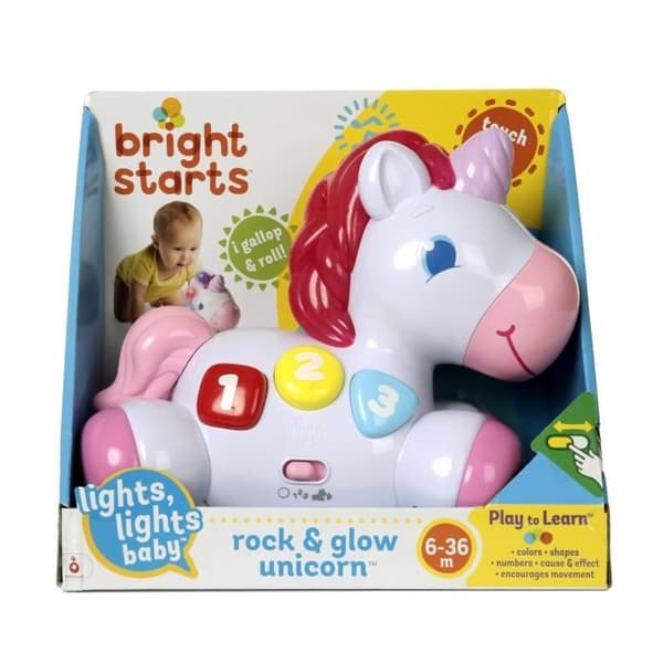 LJUS STARTAR Rock & Glow Unicorn Toy