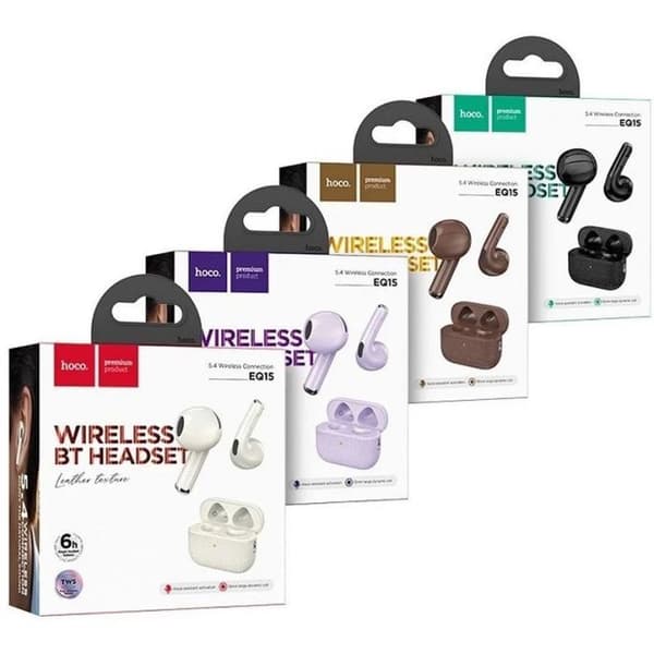Bluetooth-hörlur - HOCO - EQ15 - In-ear - Lila - Trådlös