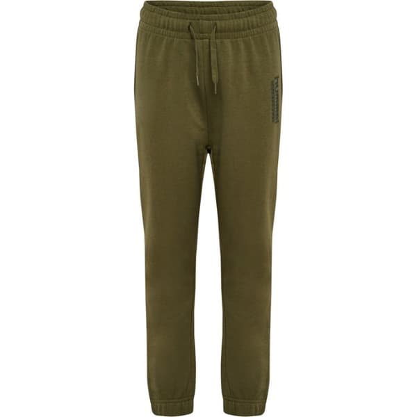 Hummel Base Regular barn joggingsbyxor - grön