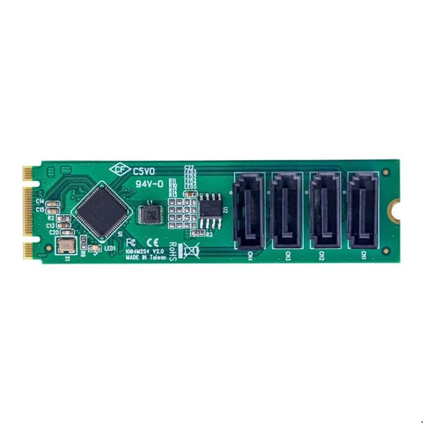 StarTech.com 4-port M.2 till SA
