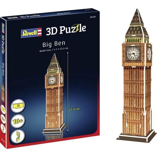 Revell 00120 RV 3D-pussel Big Ben 3D-pussel