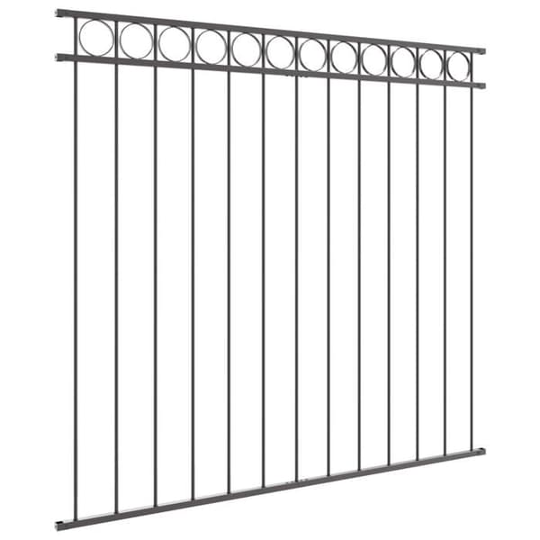 Grå Stängsel 1,7x1,2 m i Stål