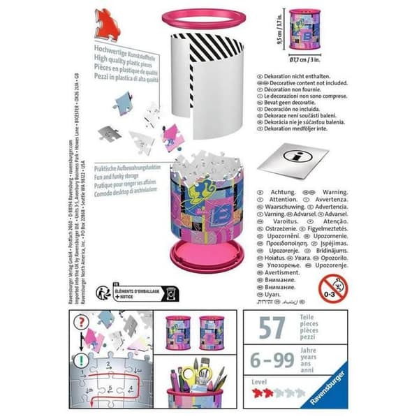 Pussel 3D Penna 54 bitar : Barbie