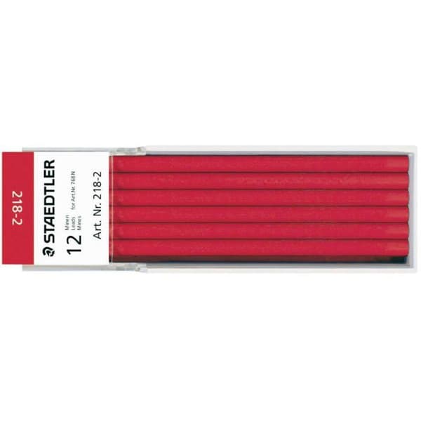 Staedtler Mine 218-2 röd 12 st