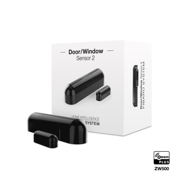 Öppningsdetektor Z-Wave - FIBARO - Multisensor - Svart - Temperatursensor - Batteri 2 år